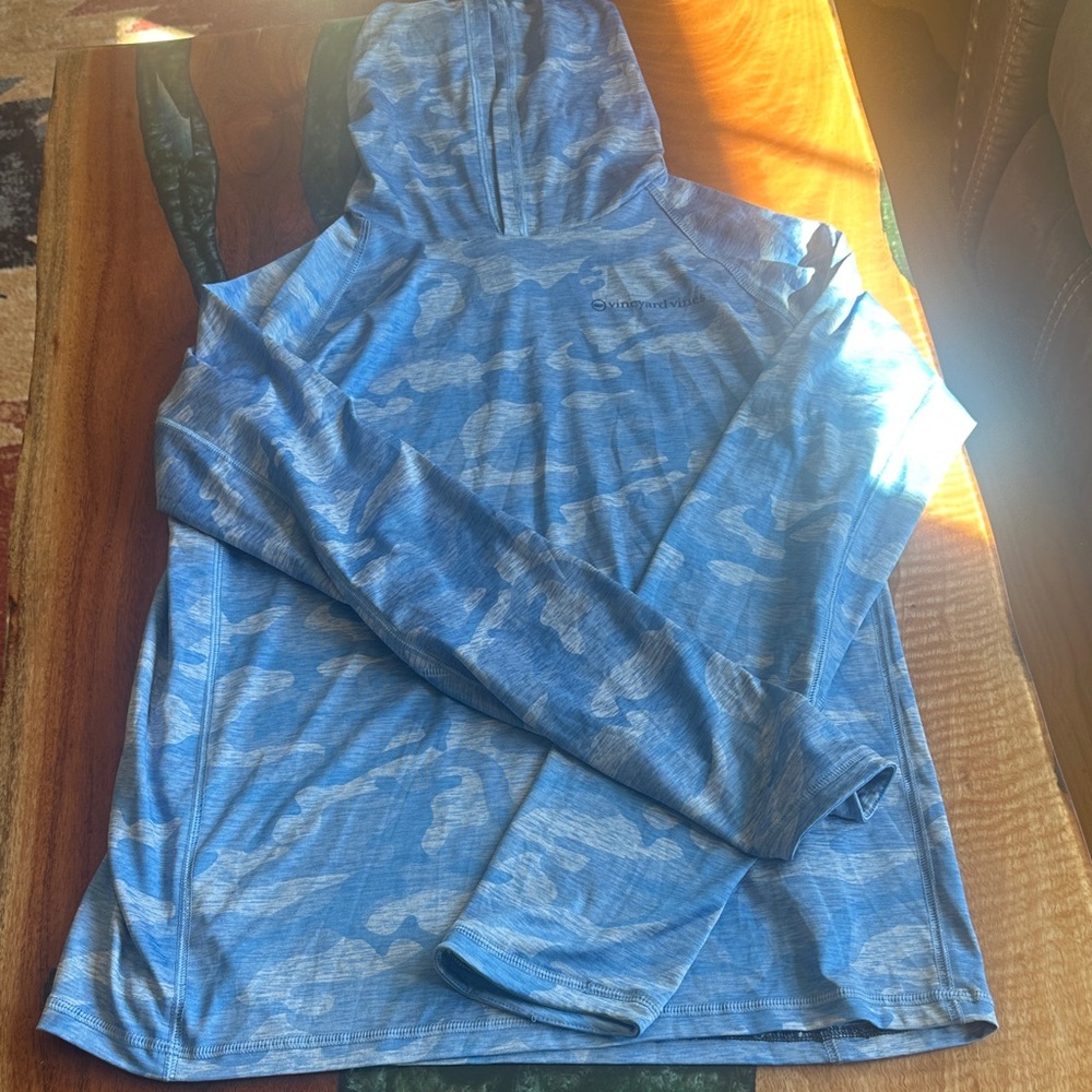Vineyard Vines Blue Camo Hoodie